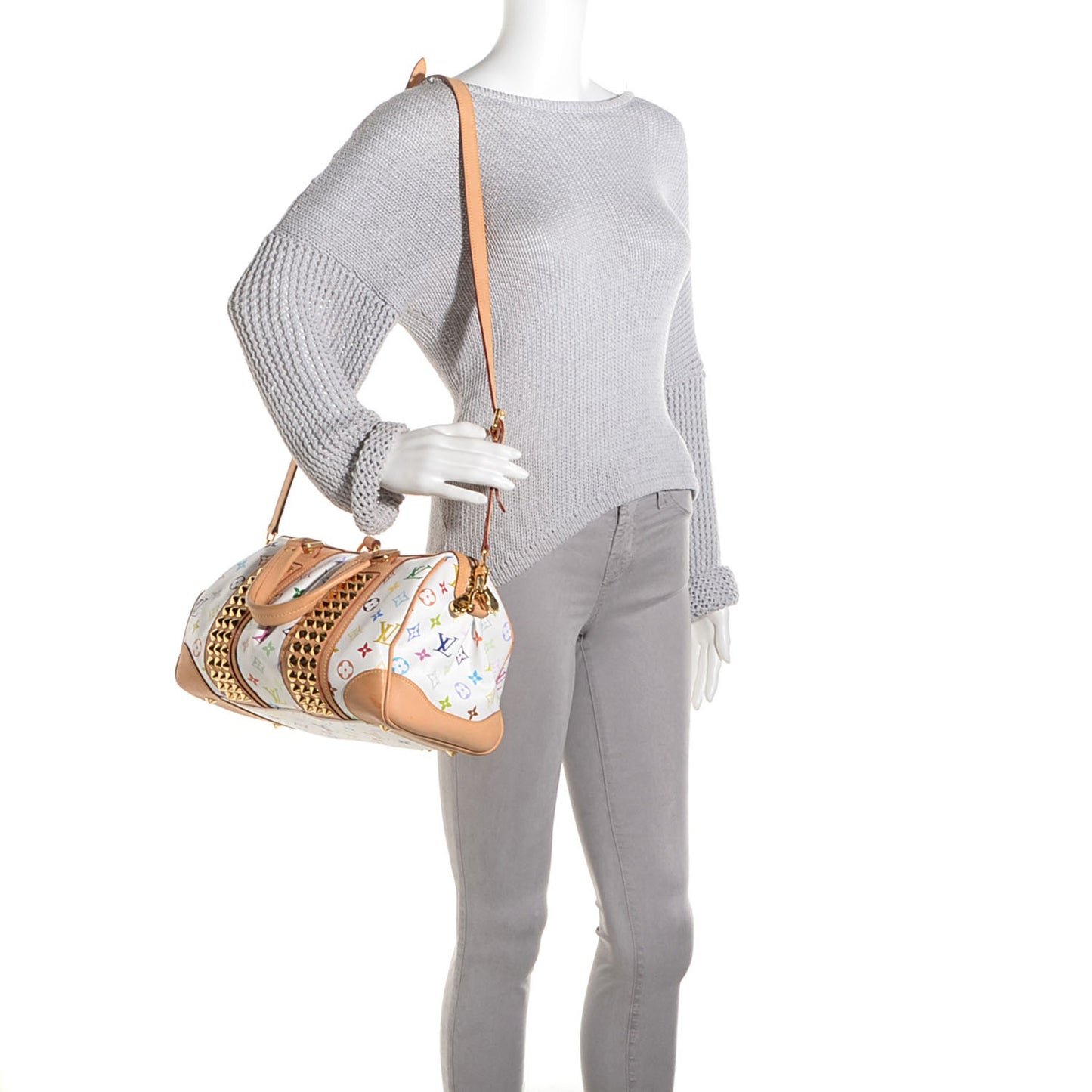 Monogram Multicolor Courtney MM White