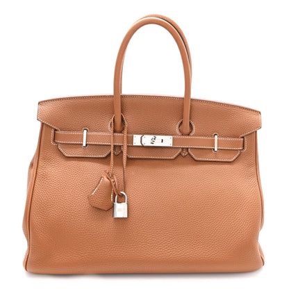 Hermes Togo Birkin 35 Gold 1 of 12