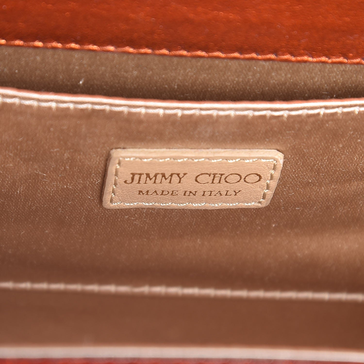 Jimmy Choo Acrylic Glitter Candy Clutch Orange 6 of 9
