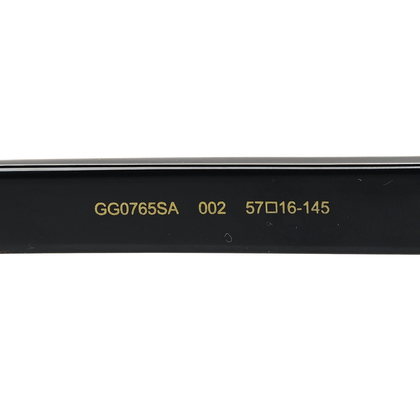 Acetate Square Sunglasses GG0765SA Black
