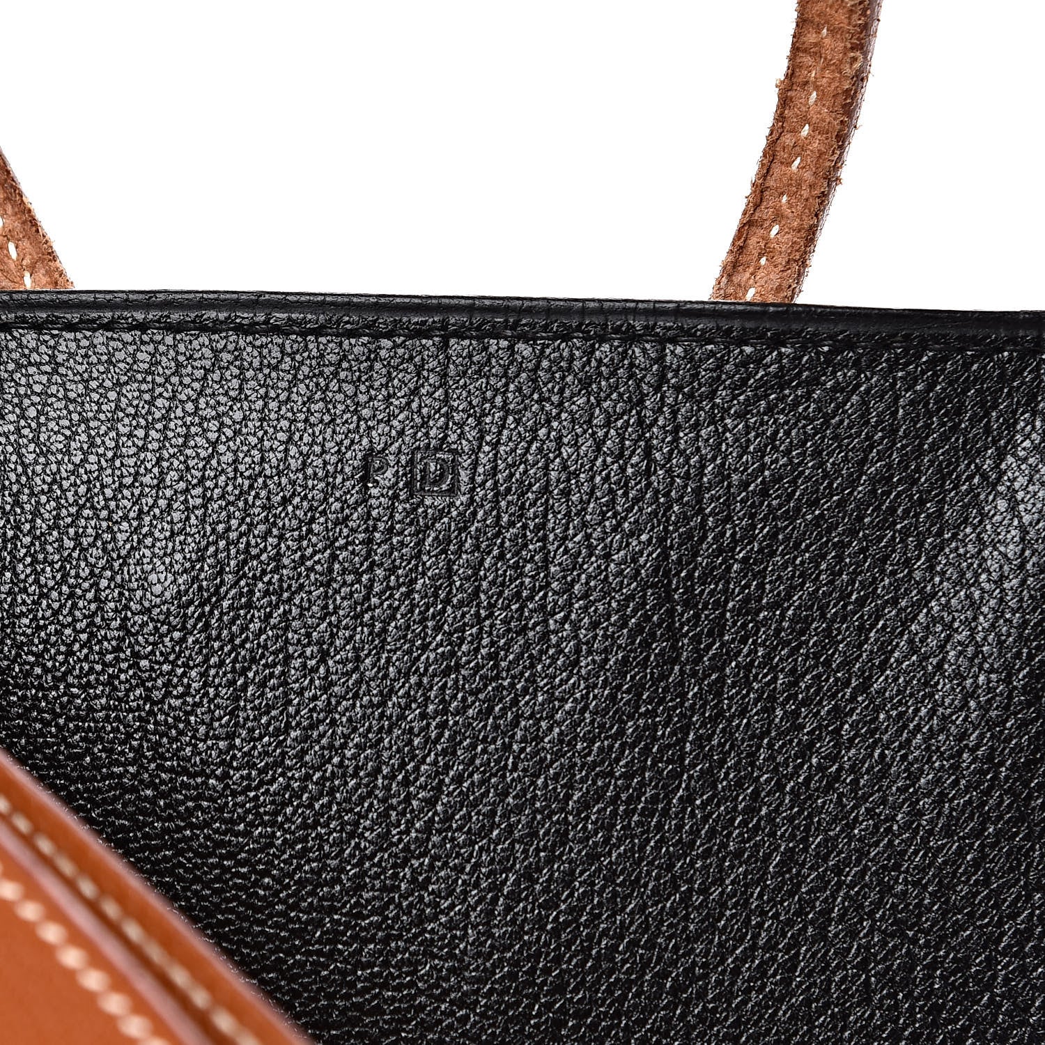 Hermes Box Tote Black Orange 7 of 12