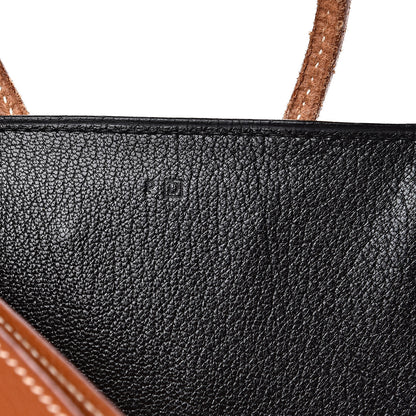 Hermes Box Tote Black Orange 7 of 12