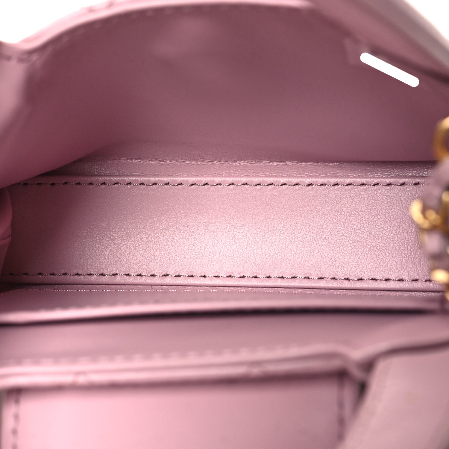 Chanel Shiny Aged Calfskin Quilted Mini Nano Kelly Shopper Pink 5 of 11