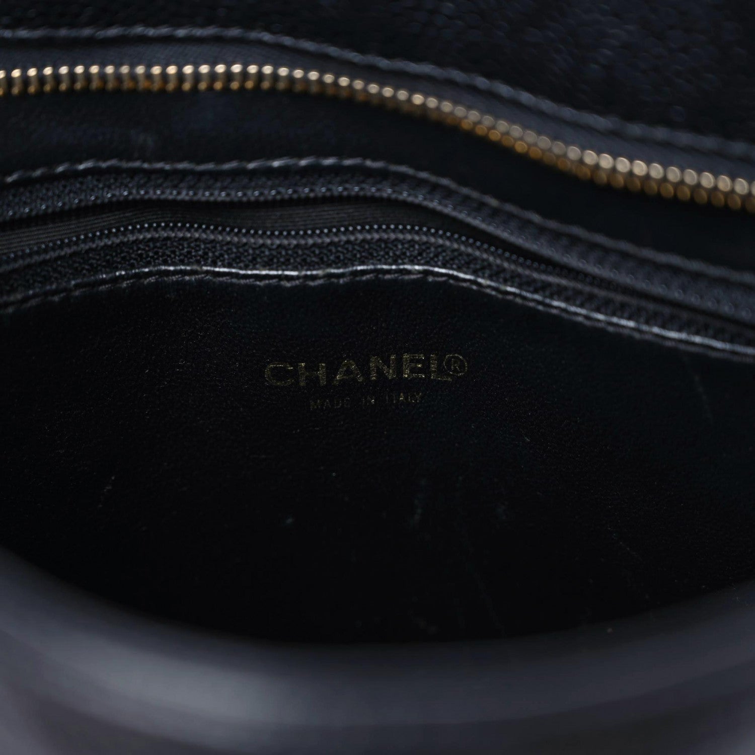 Chanel Caviar Quilted Medallion Tote Black 6 of 14