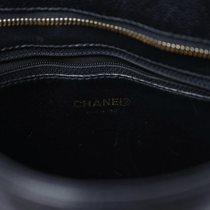 Chanel Caviar Quilted Medallion Tote Black 6 of 14