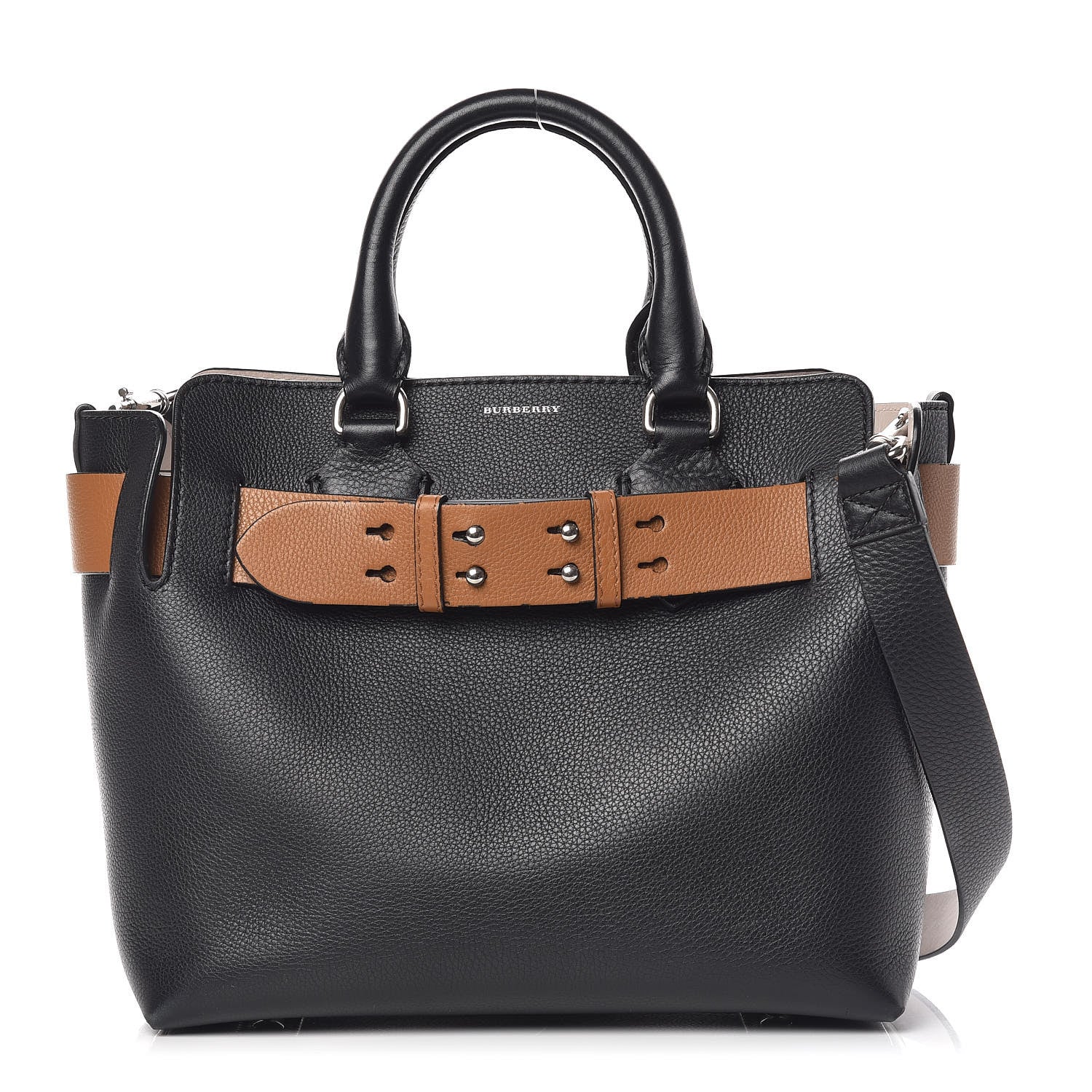 Burberry Soft Grain Calfskin Small Belt Bag Black 1 of 14