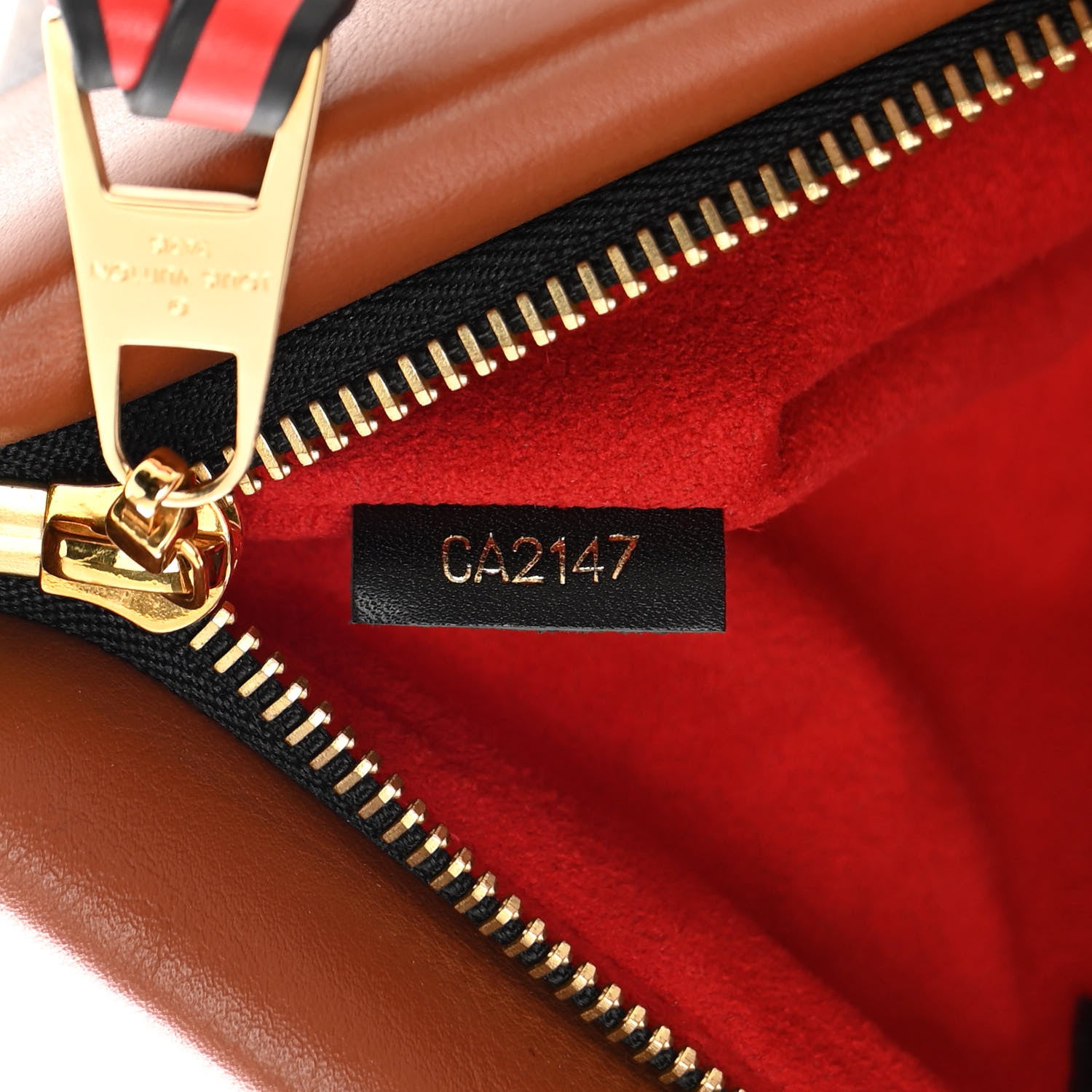 Louis Vuitton Monogram Tuileries Pochette Caramel 7 of 8