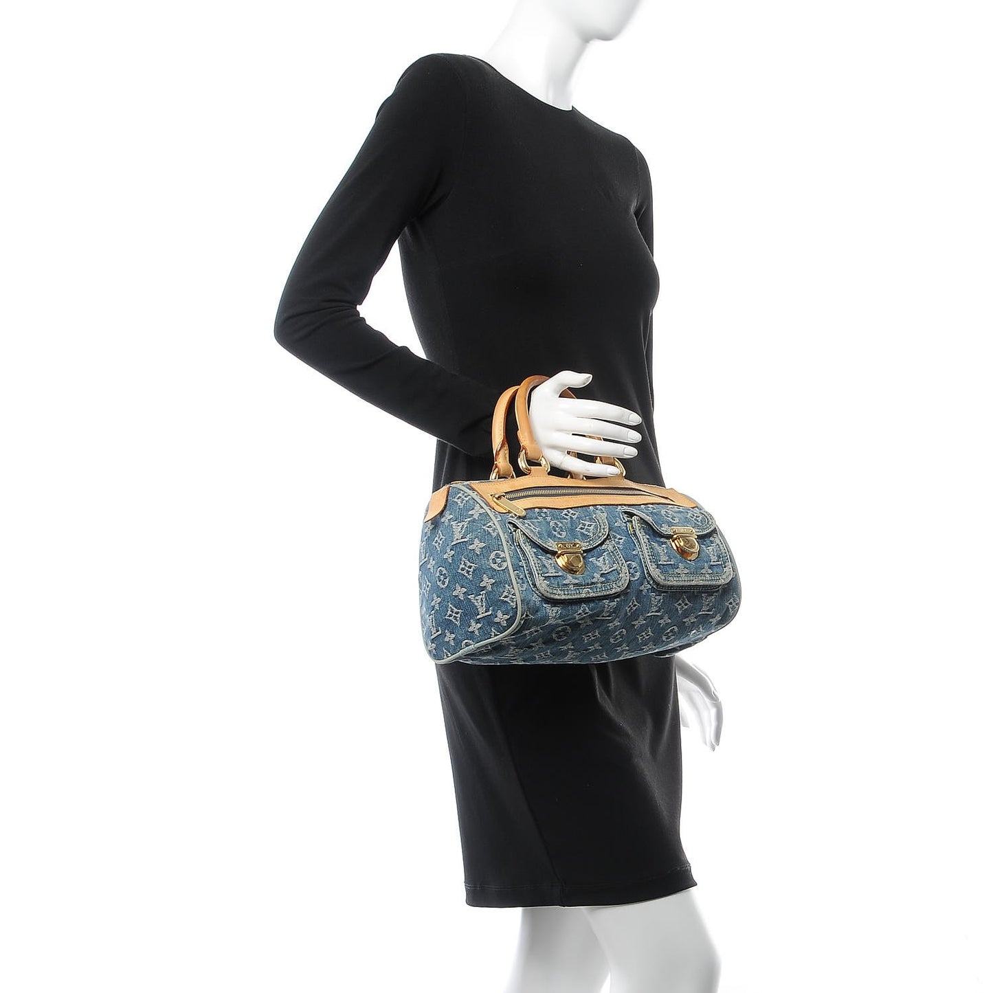 Monogram Denim Neo Speedy Blue
