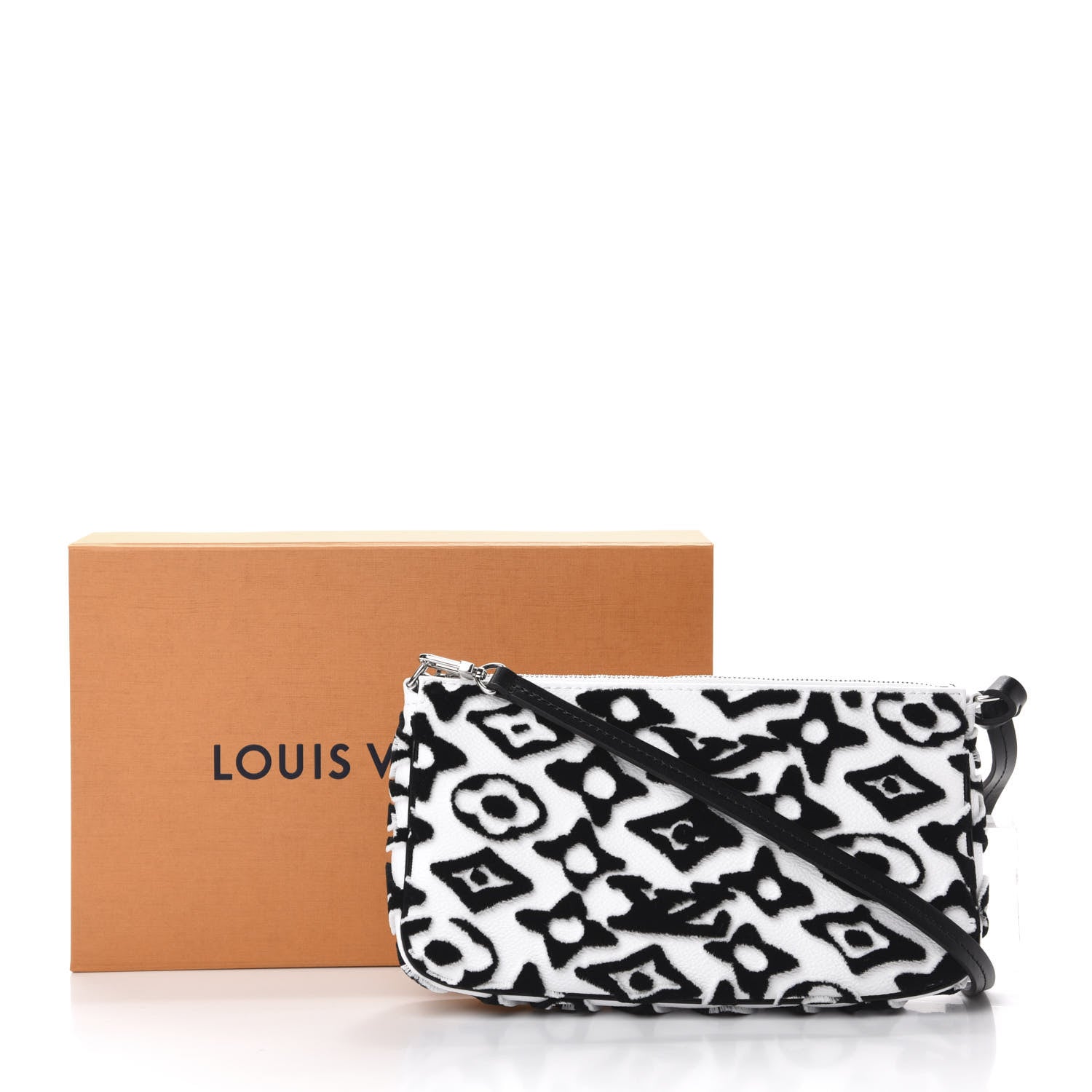 Louis Vuitton X UF Tufted Monogram Pochette Accessories White Black 11 of 11
