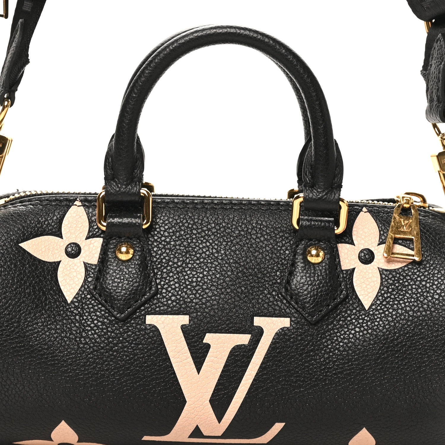 Louis Vuitton Empreinte Monogram Giant Papillon BB Black Beige 7 of 9