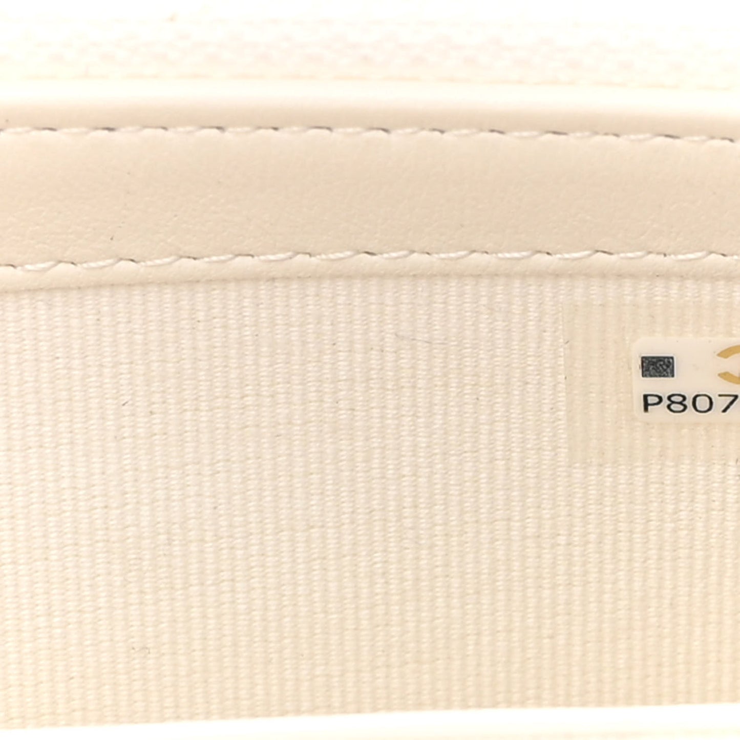 Caviar Quilted Pocket Twins Clutch With Chain White