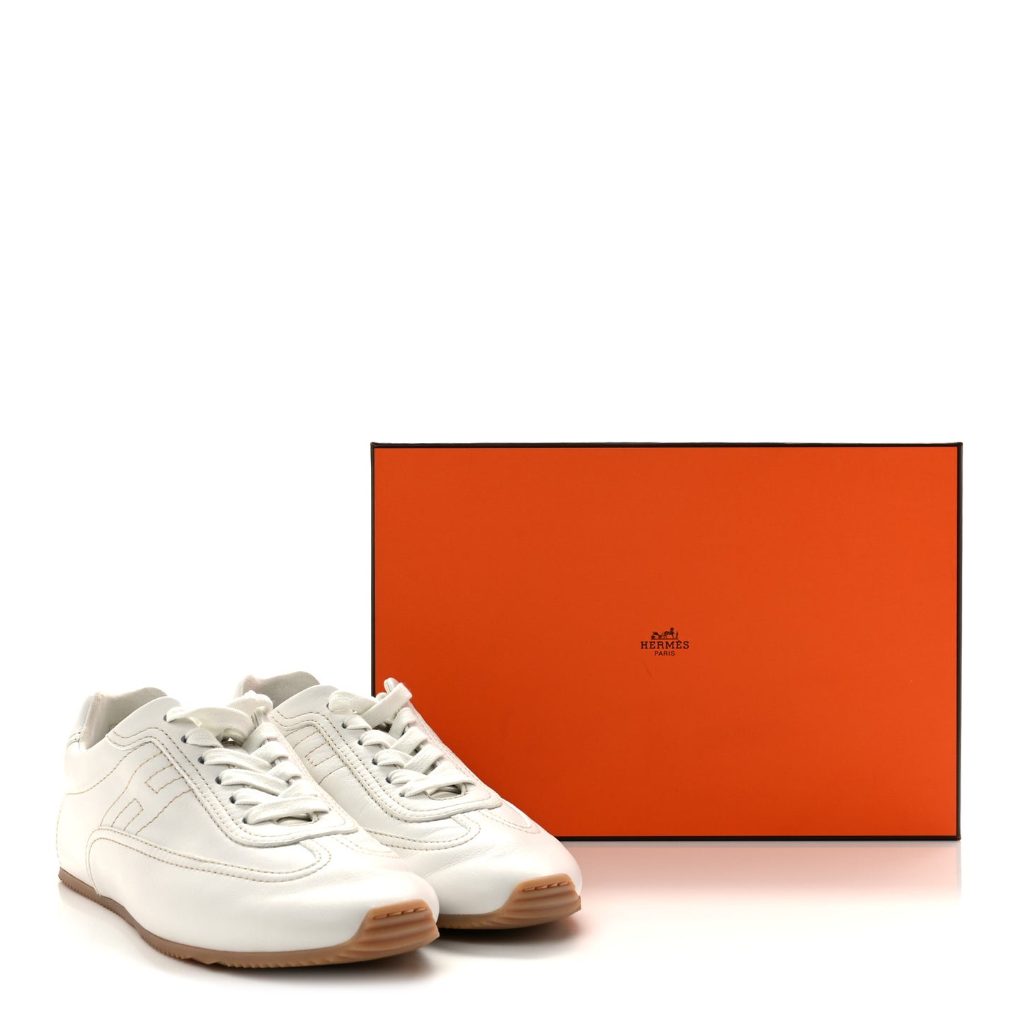 Supple Calfskin Master Sneakers 37 Beige Glaise