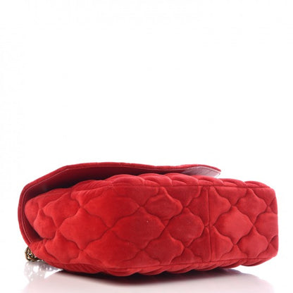 Balenciaga Velvet Mattress Quilted Medium BB Round Shoulder Bag Red 4 of 6