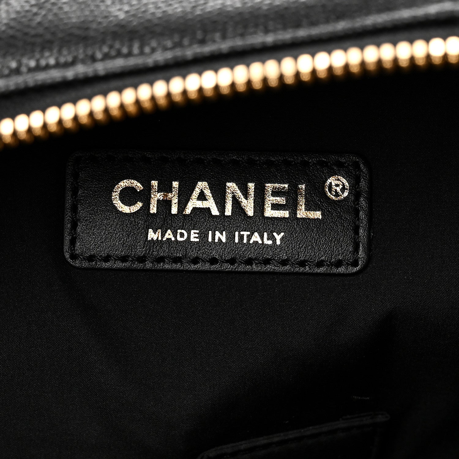 Chanel Shiny Grained Calfskin Quilted Travel Bowling Bag Black 6 of 10
