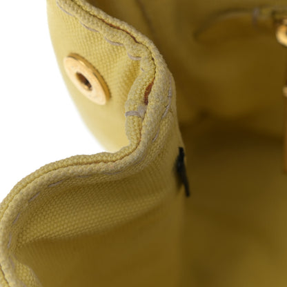 Prada Canvas Canapa Small Logo Tote Yellow 15 of 19