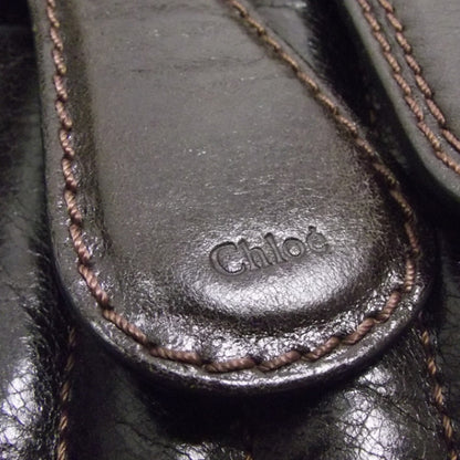 Chloe Leather Large Quilted Bay Tote Brown 11 of 11