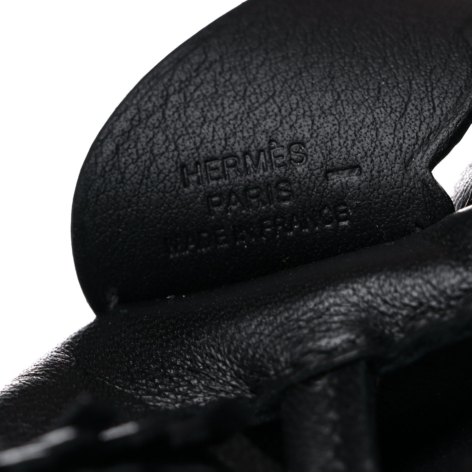 Hermes Milo Lambskin Lizard Touch Grigri Rodeo Pegase Horse Bag Charm PM So Black 3 of 5