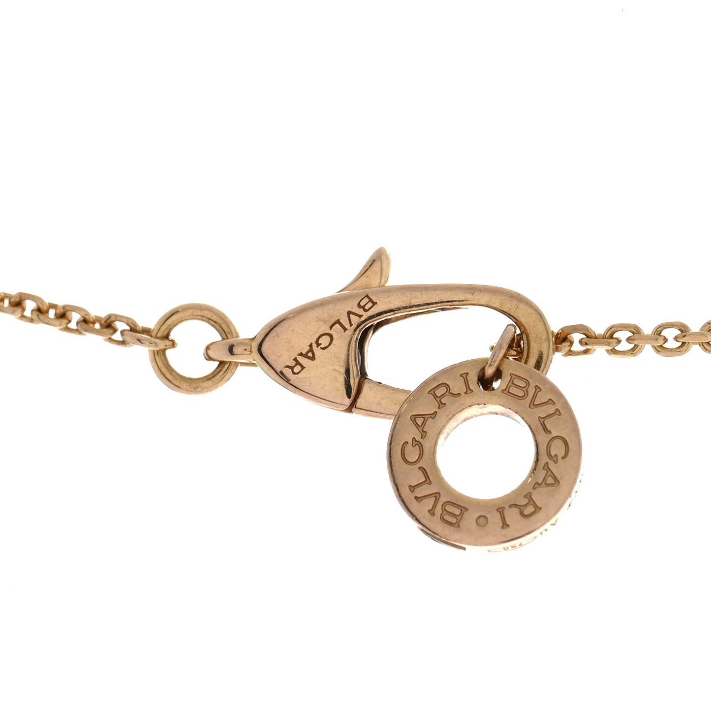 18K Rose Gold Diamond Mother of Pearl Small Divas' Dream Pendant Necklace