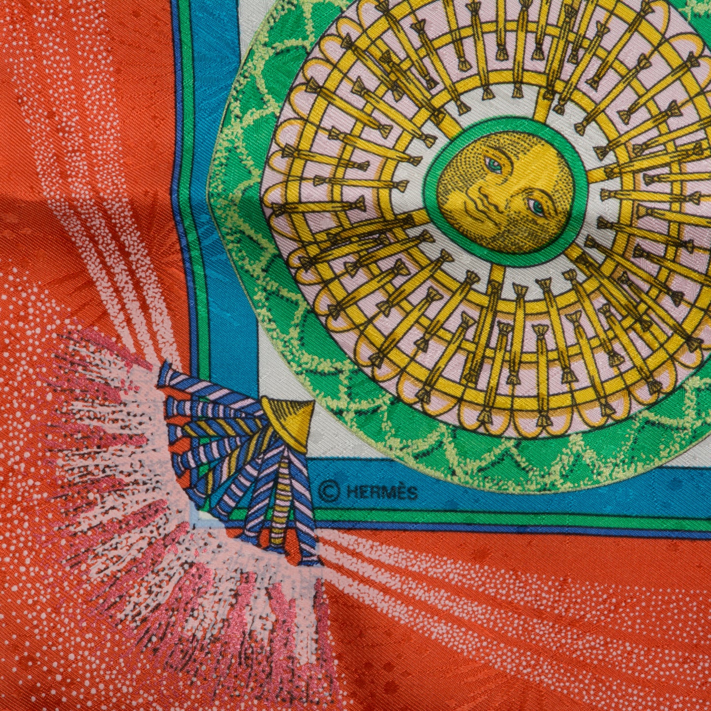 Silk Feux D'Artifice Scarf 90