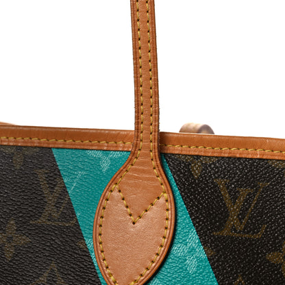 Louis Vuitton Monogram V Neverfull MM Turquoise 18 of 23