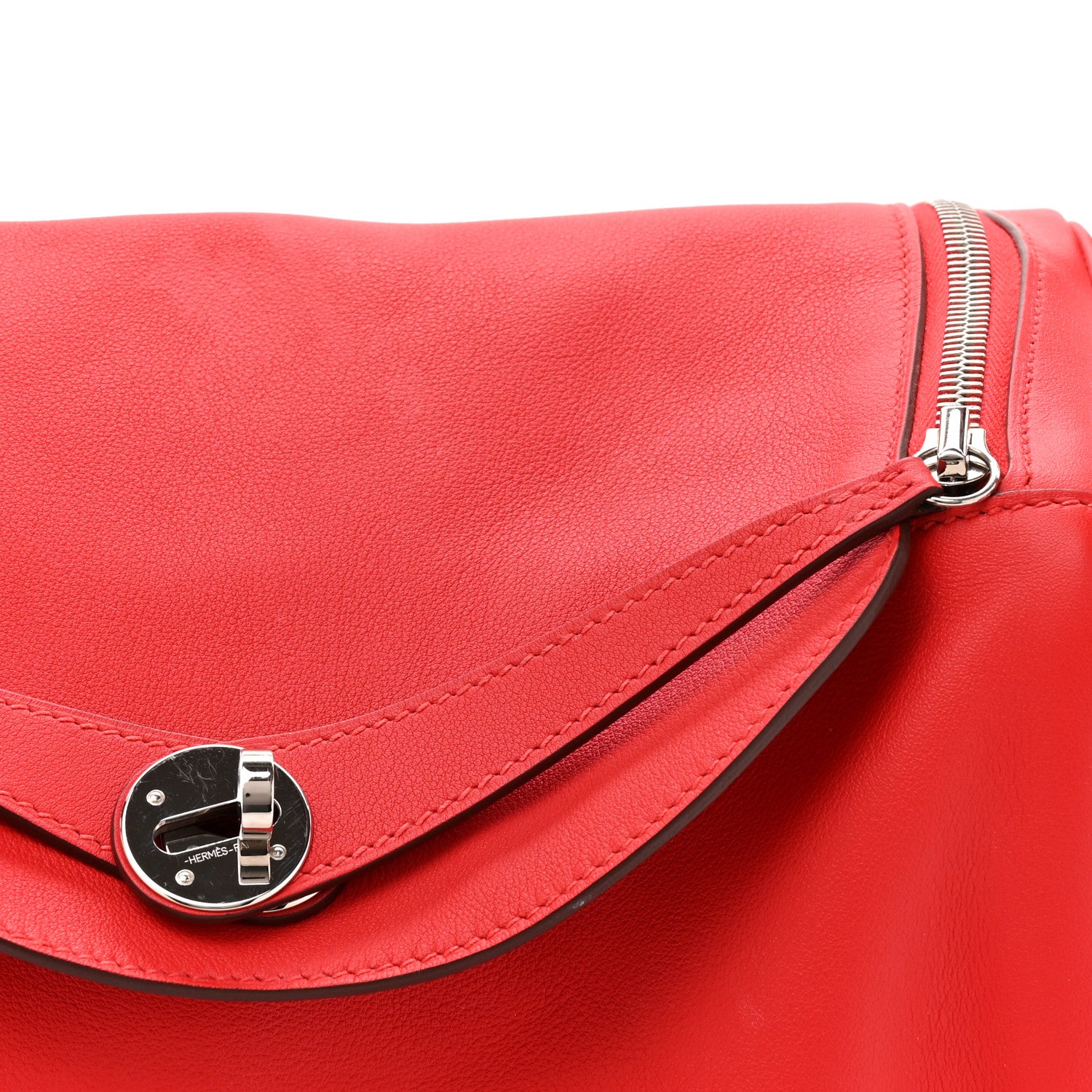 Hermes Swift Verso Lindy 30 Rouge De Coeur Rouge Piment 8 of 13