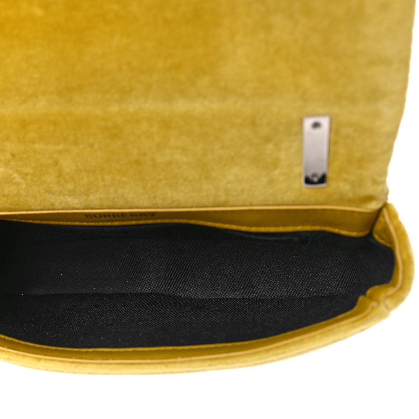 Velvet Quilted Mini Lola Bag Yellow