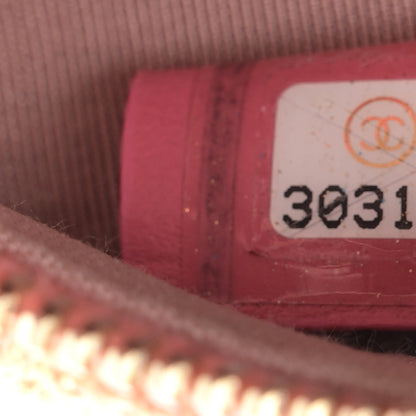 Chanel Tweed Quilted Chanel 19 Round Clutch With Chain Coral Pink 7 of 10