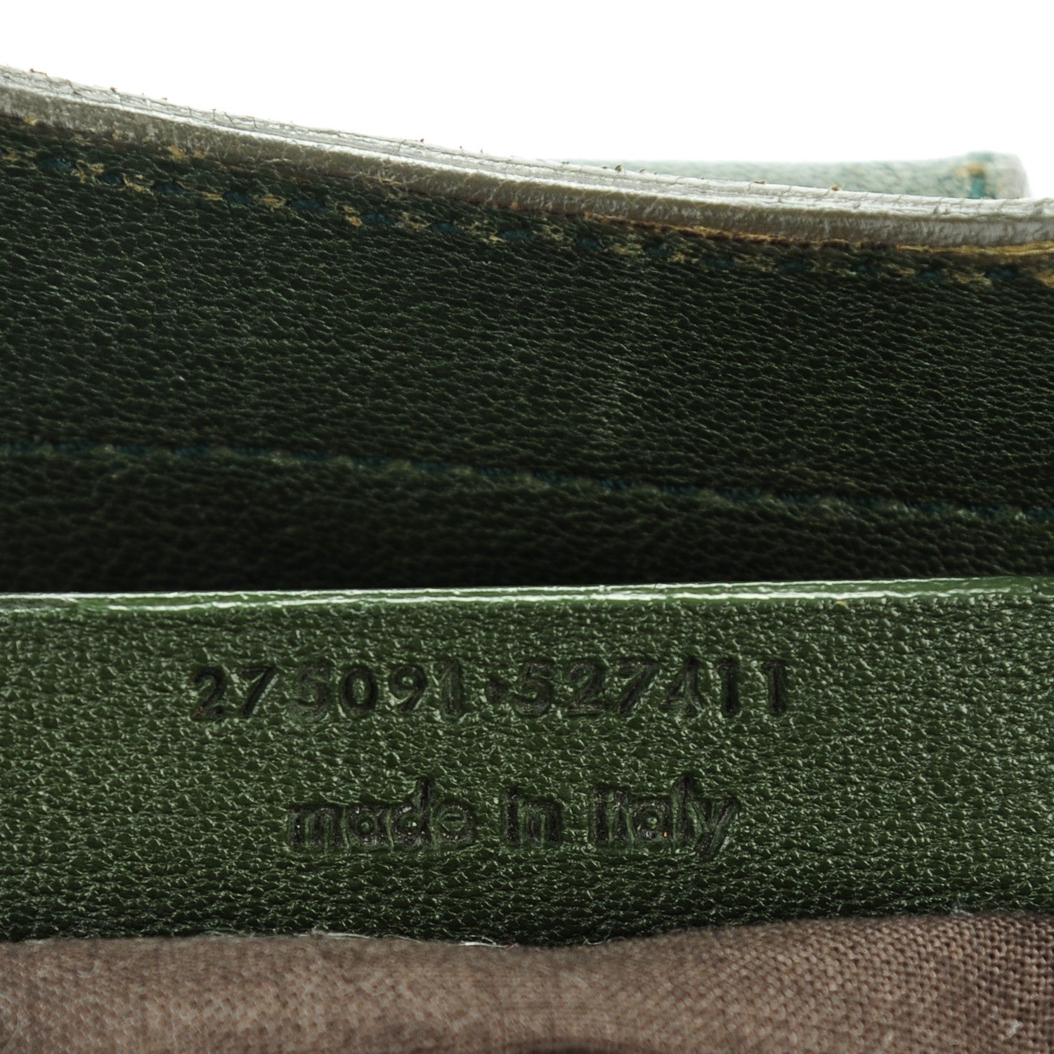 Saint Laurent Sheepskin Large Cabas Chyc Dark Green 7 of 11