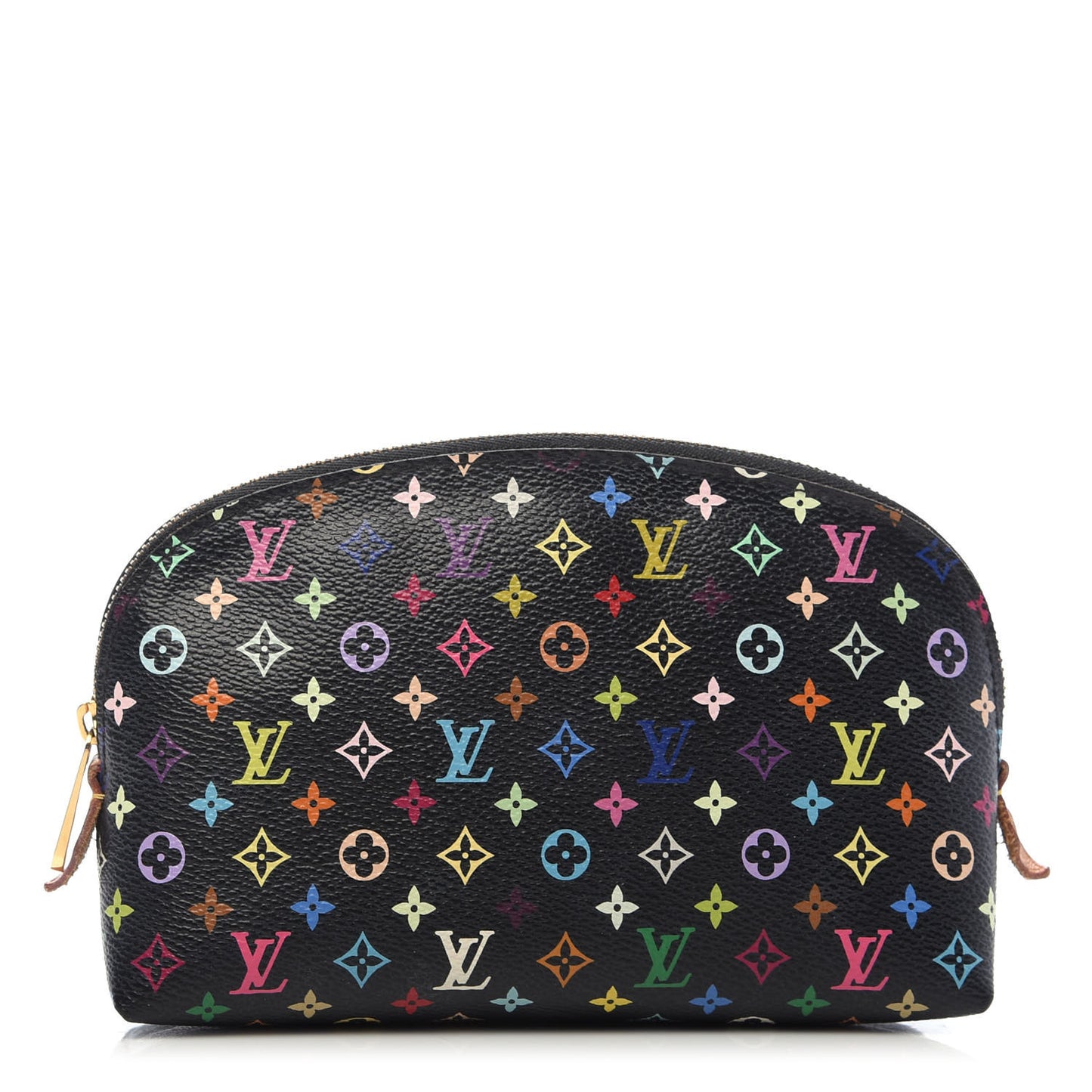 Monogram Multicolor Cosmetic Pouch Black Grenade
