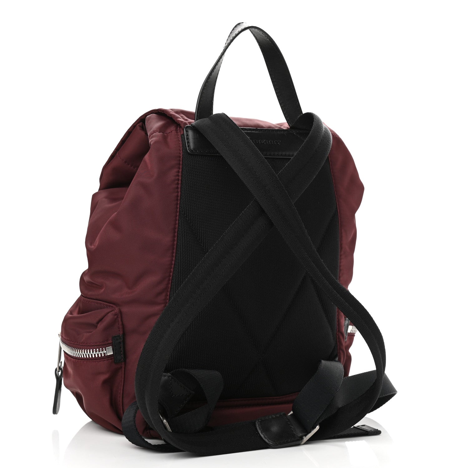 Burberry Nylon Puffer Medium Rucksack Backpack Burgundy 3 of 10