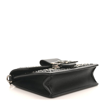 Louis Vuitton Tweed Sequin Dauphine Minaudiere Black 4 of 9