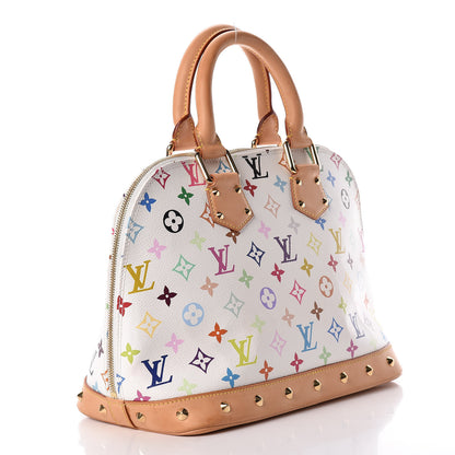 Louis Vuitton Monogram Multicolor Alma White 3 of 19