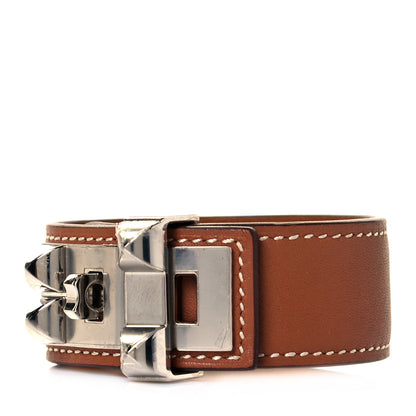 Hermes Swift Collier de Chien CDC 24 Bracelet T3 Gold 1 of 5