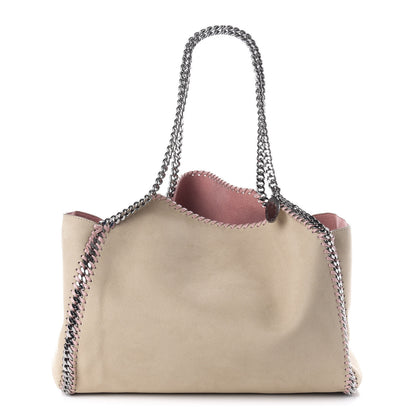 Stella McCartney Shaggy Deer Falabella Reversible Tote Blush Pink Beige 9 of 15