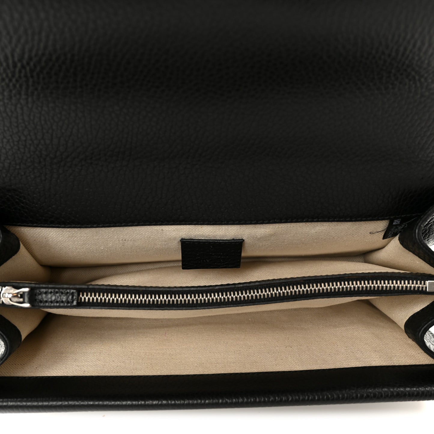 Pebbled Calfskin Small Dionysus Shoulder Bag Black