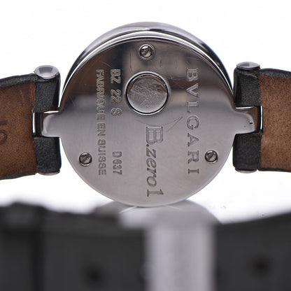 Bulgari Stainless Steel Calfskin 22mm B.Zero1 Quartz Watch Black 5 of 19