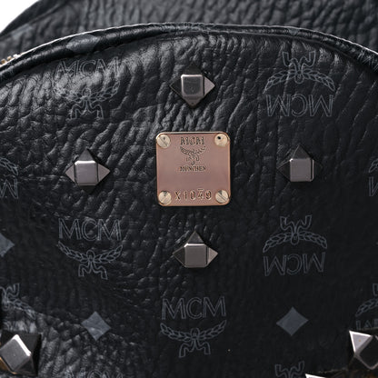 MCM Visetos Studded Medium Stark M Backpack Black 19 of 21