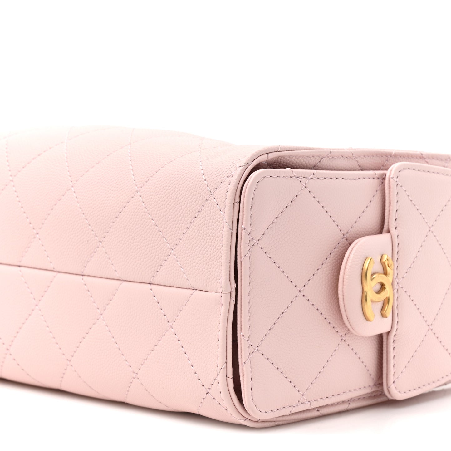 Caviar Quilted Mini Chanel 25 Handbag Light Pink