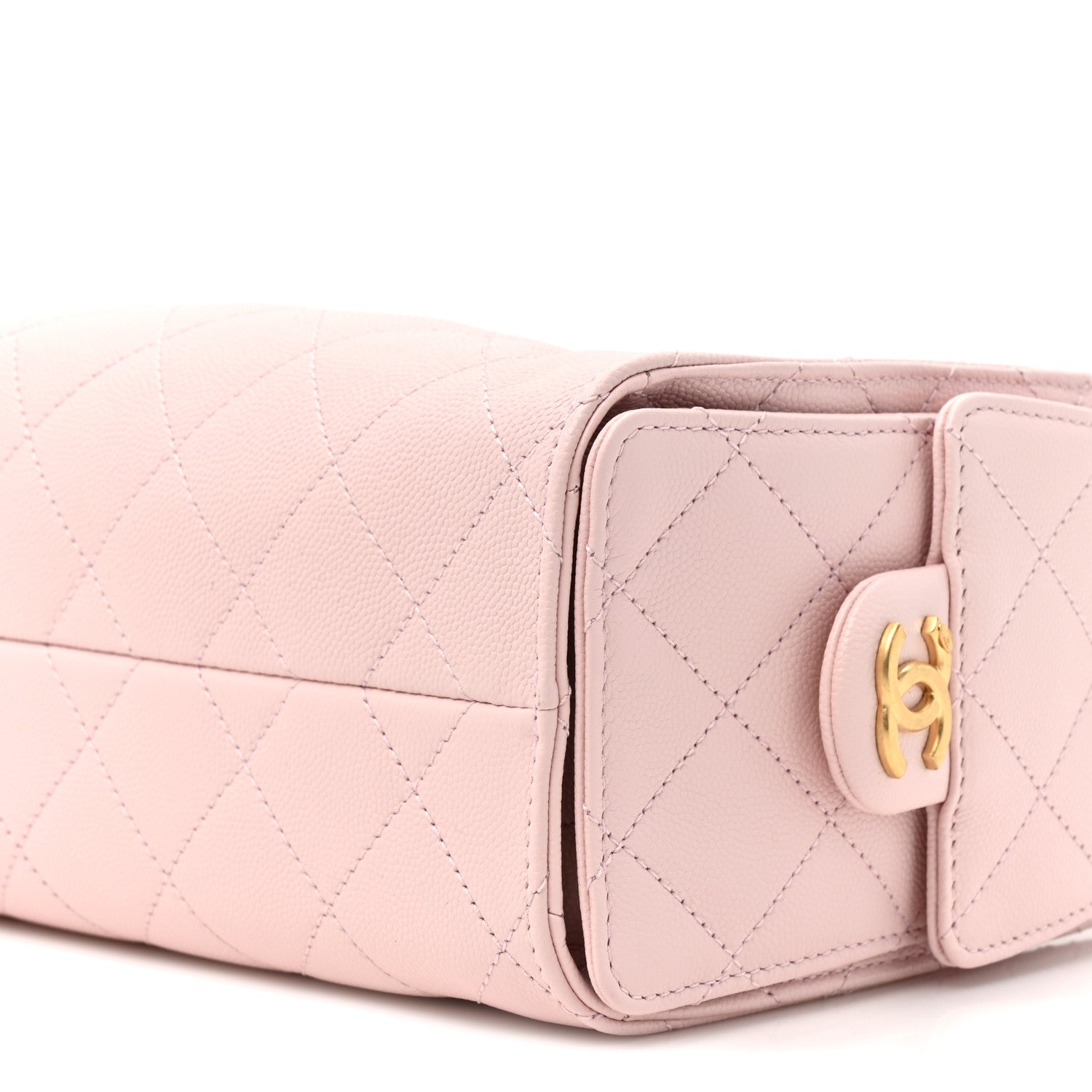 Chanel Caviar Quilted Mini Chanel 25 Handbag Light Pink 8 of 9