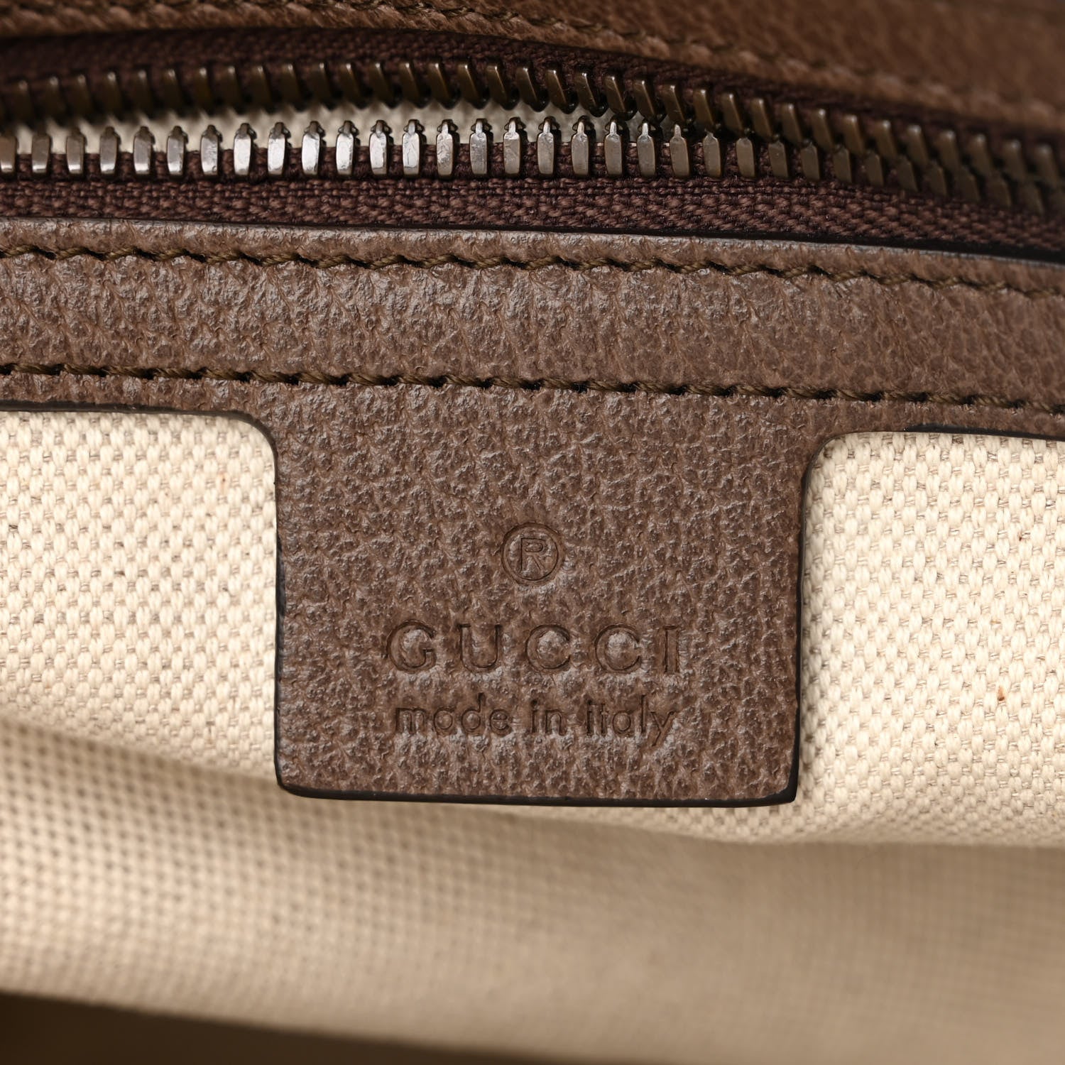 Gucci GG Supreme Monogram Web Small Ophidia Half Moon Hobo Brown 6 of 11