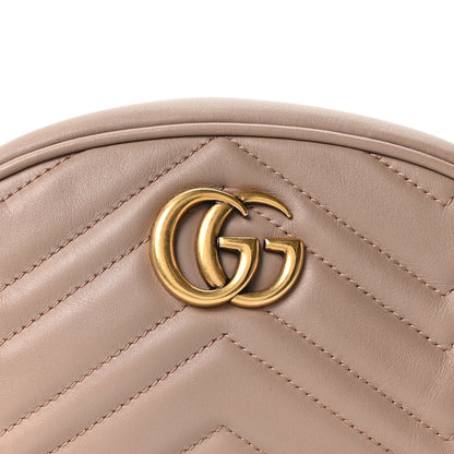 Gucci Calfskin Matelasse GG Marmont Belt Bag 85 34 Porcelain Rose 8 of 10