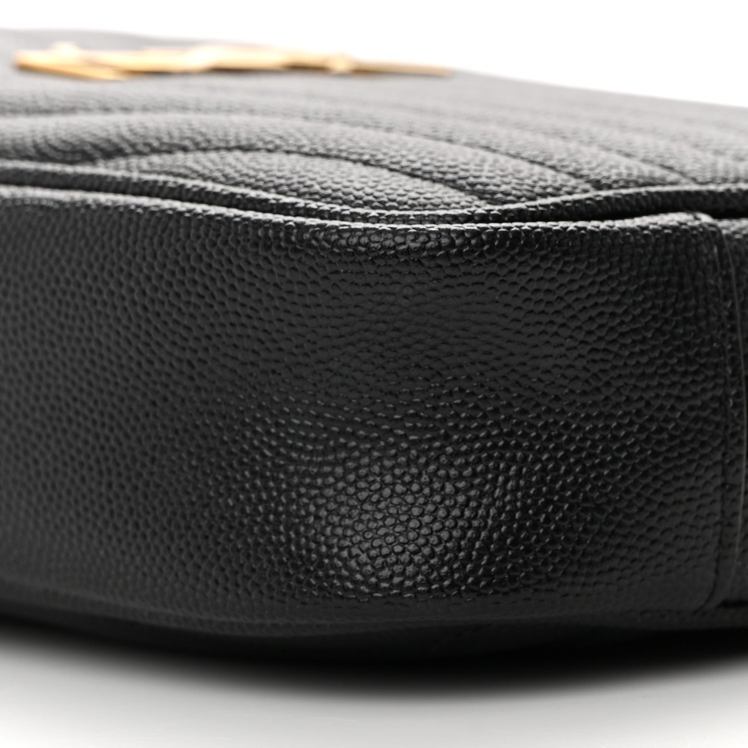 Saint Laurent Grain De Poudre Matelasse Monogram Mini Lou Camera Bag Black 10 of 11