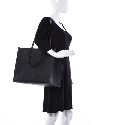 Louis Vuitton Empreinte Monogram Giant Onthego GM Black 2 of 10