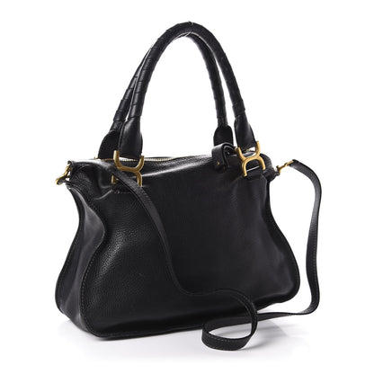 Chloe Calfskin Medium Marcie Satchel Black 3 of 11