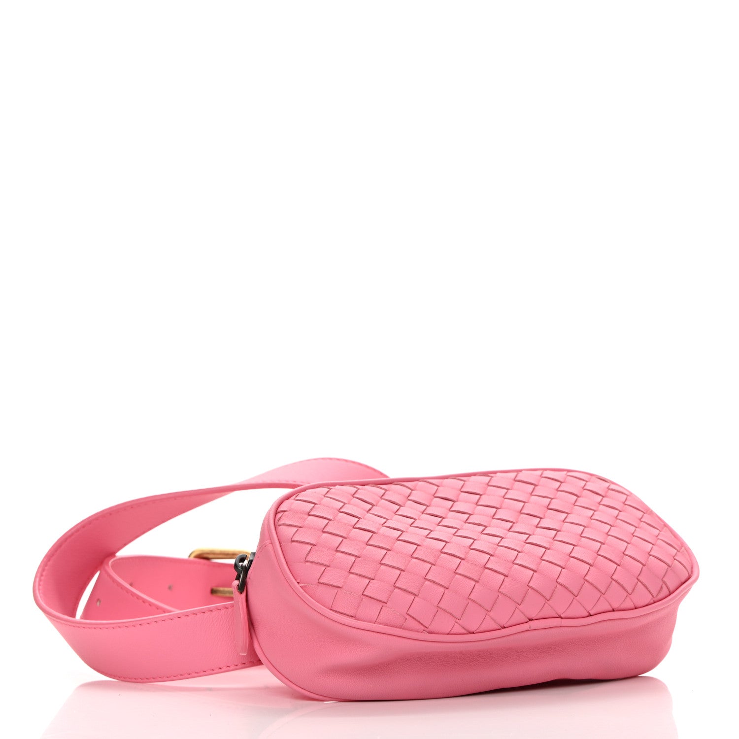 Bottega Veneta Nappa Intrecciato Belt Bag Pink 4 of 16