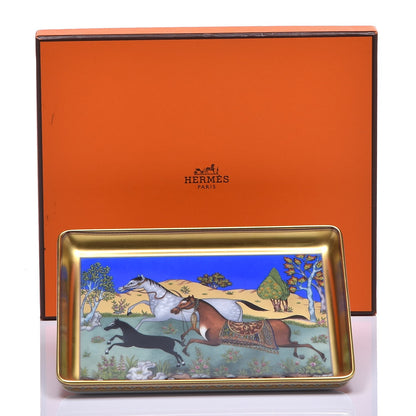 Hermes Porcelain Small Cheval d’Orient Tray 4 of 4