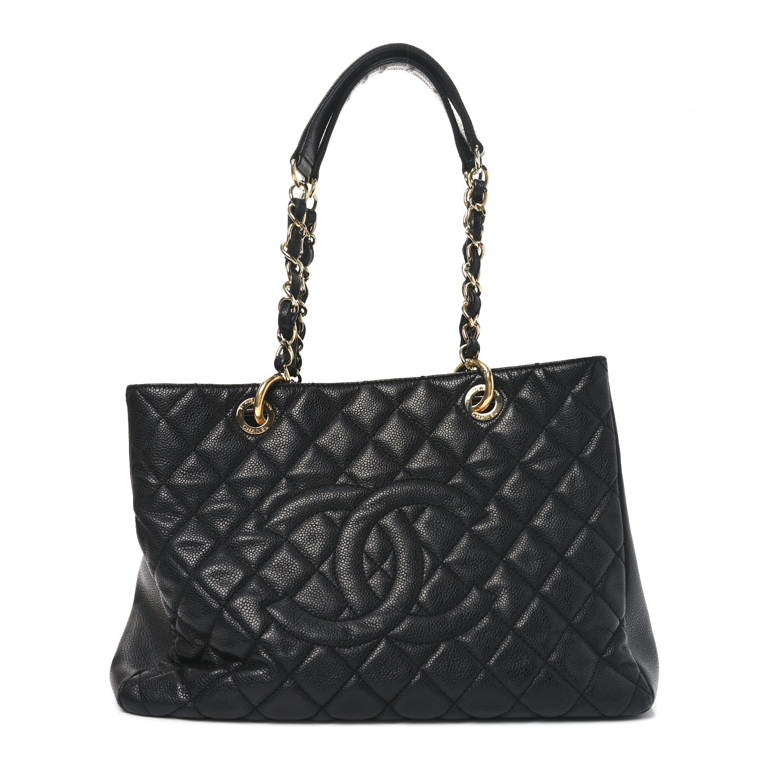 Chanel Caviar Quilted Grand Shopping Tote GST Black 1 of 10