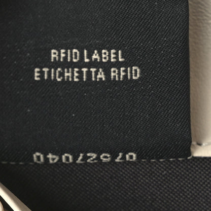 Fendi X VERSACE Glazed Fabric Fendace FF Baroque Continental Wallet On Chain Gold White Rosa 6 of 13