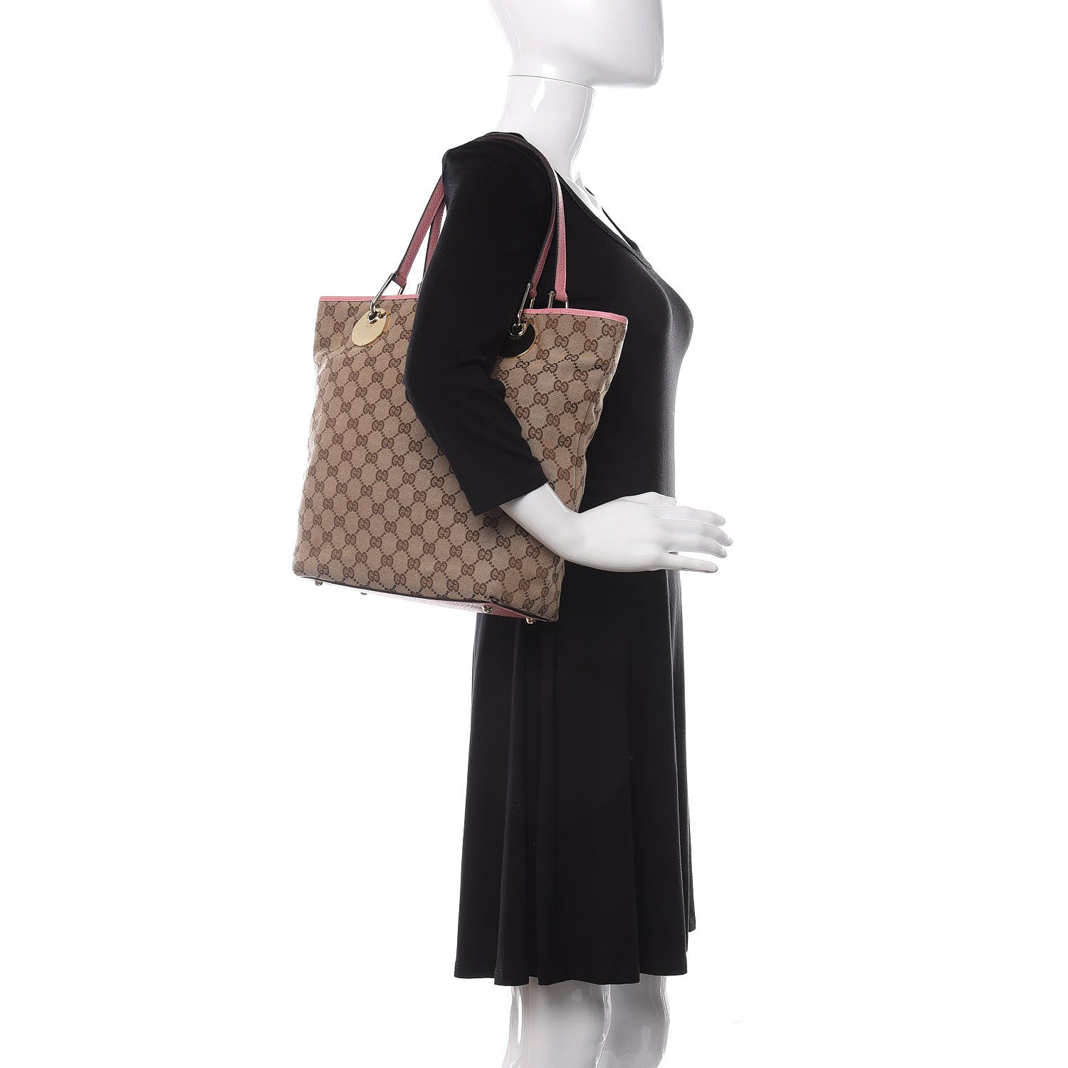 Gucci Monogram Large Eclipse Tote Pink 2 of 14