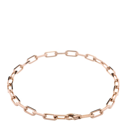 Cartier 18K Pink Gold Small Santos de Cartier Link Chain Bracelet 2 of 5